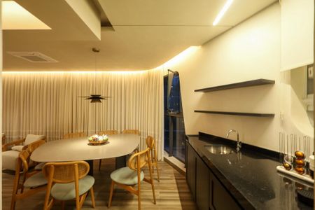 Apartamento para alugar com 134m², 3 quartos e 2 vagasSala de jantar 