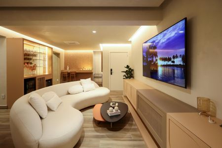 Apartamento para alugar com 134m², 3 quartos e 2 vagasSala de estar