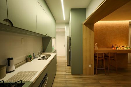 Apartamento para alugar com 134m², 3 quartos e 2 vagasCozinha Americana 