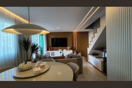 Sala de apartamento para alugar com 2 quartos, 105m² em Barra da Tijuca, Rio de Janeiro