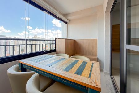 Studio para alugar com 33m², 1 quarto e sem vagaVaranda 