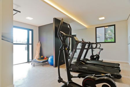 Apartamento para alugar com 37m², 2 quartos e sem vaga Apartamento para alugar com 37m², 2 quartos e sem vagaÁrea comum - Academia