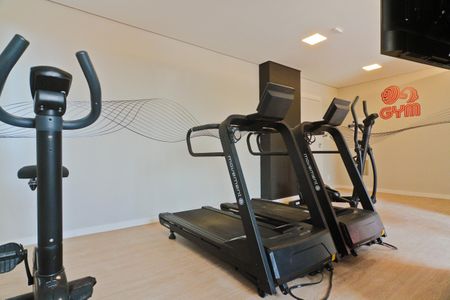 Apartamento para alugar com 37m², 2 quartos e sem vaga Apartamento para alugar com 37m², 2 quartos e sem vagaÁrea comum - Academia