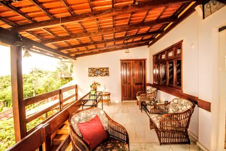 varanda de casa de condomínio à venda com 5 quartos, 315m² em Res Jambreiro, Nova Lima