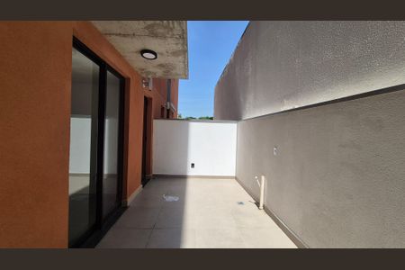 Varanda Sala de apartamento à venda com 1 quarto, 66m² em Jardim, Santo André