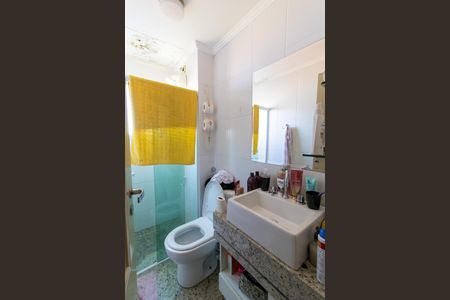 Banheiro da Suíte de apartamento à venda com 3 quartos, 90m² em Mansões Santo Antônio, Campinas