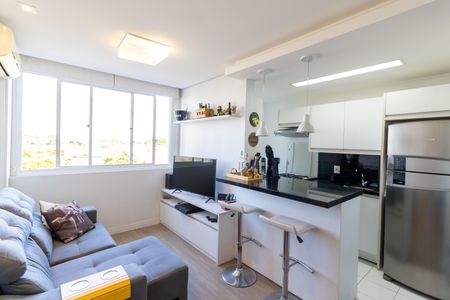 Sala de apartamento à venda com 2 quartos, 46m² em Cristal, Porto Alegre