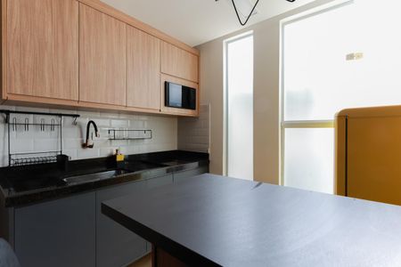 Cozinha de kitnet/studio à venda com 1 quarto, 29m² em Santana, São Paulo