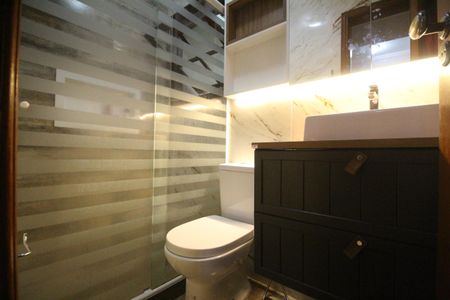 Casa de condomínio à venda com 118m², 3 quartos e 1 vagaBanheiro social 1