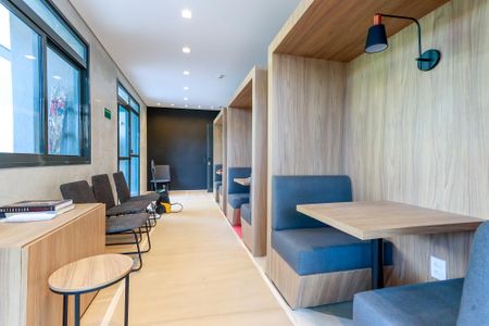 Studio para alugar com 26m², 1 quarto e sem vagaCoworking