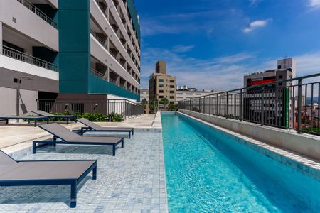 Studio para alugar com 26m², 1 quarto e sem vagaPiscina