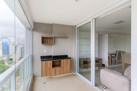 Varanda de apartamento para alugar com 1 quarto, 48m² em Brooklin, São Paulo