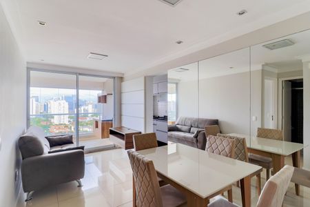 Sala de apartamento para alugar com 1 quarto, 48m² em Brooklin, São Paulo