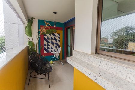 Varanda da Sala de apartamento à venda com 3 quartos, 86m² em Floresta, Belo Horizonte