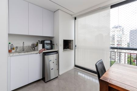Varanda de apartamento para alugar com 3 quartos, 129m² em Santo Amaro, São Paulo