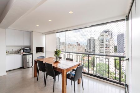 Varanda de apartamento para alugar com 3 quartos, 129m² em Santo Amaro, São Paulo