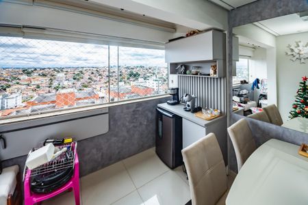 Varanda da Sala de apartamento para alugar com 3 quartos, 70m² em São João Batista, Belo Horizonte