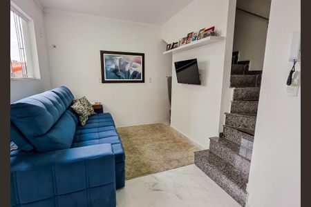 Sala de apartamento à venda com 2 quartos, 108m² em Parque Novo Oratório, Santo André