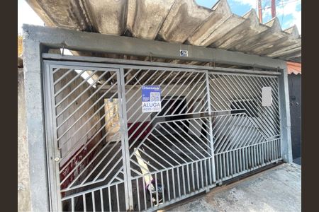 Casa para alugar com 50m², 2 quartos e sem vagaPlaca instalada na fachada do imóvel