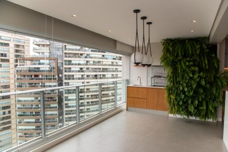 Varanda gourmet de apartamento à venda com 3 quartos, 135m² em Vila Gertrudes, São Paulo