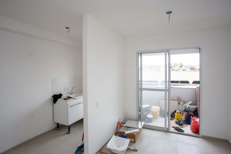 Sala de apartamento para alugar com 2 quartos, 45m² em Canhema, Diadema