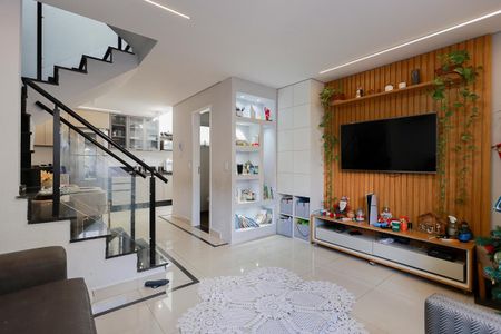 Sala de estar de casa à venda com 2 quartos, 119m² em Vila Dom Pedro Ii, São Paulo