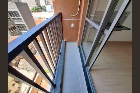 Varanda  de apartamento à venda com 1 quarto, 27m² em Centro, Rio de Janeiro