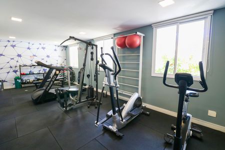 Apartamento para alugar com 120m², 2 quartos e 2 vagas Apartamento para alugar com 120m², 2 quartos e 2 vagasÁrea comum - Academia