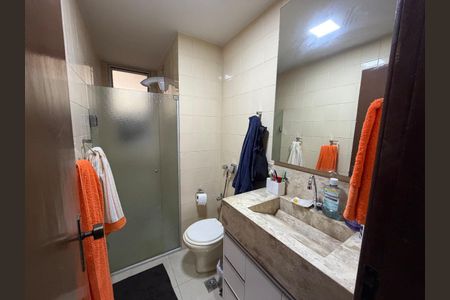 Banho Social de apartamento à venda com 2 quartos, 60m² em Lourdes, Belo Horizonte