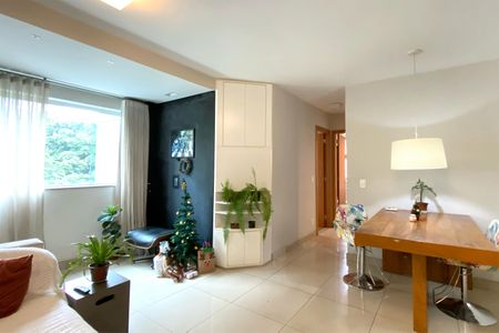 Sala de apartamento à venda com 2 quartos, 65m² em Funcionários, Belo Horizonte