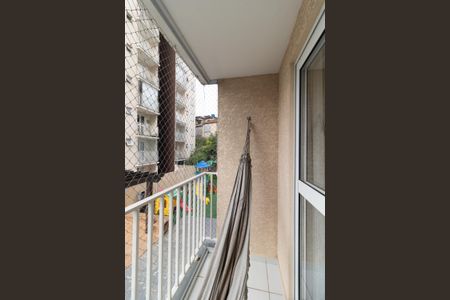 Varanda da Sala de apartamento à venda com 2 quartos, 46m² em Jardim Celeste, São Paulo