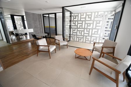 Studio para alugar com 45m², 1 quarto e 1 vagaHall social