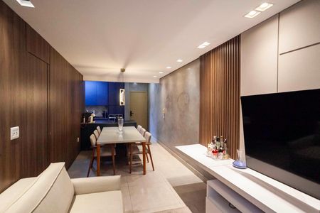 Sala de apartamento à venda com 2 quartos, 62m² em São Pedro, Belo Horizonte