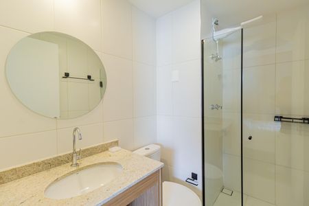 Studio para alugar com 27m², 1 quarto e sem vaga Studio para alugar com 27m², 1 quarto e sem vagaBanheiro