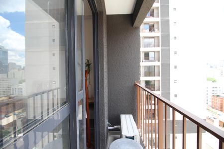 Varanda de apartamento para alugar com 1 quarto, 25m² em Vila Olímpia, São Paulo