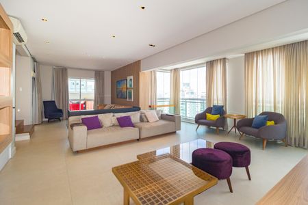 Sala de TV de apartamento à venda com 4 quartos, 273m² em Belenzinho, São Paulo