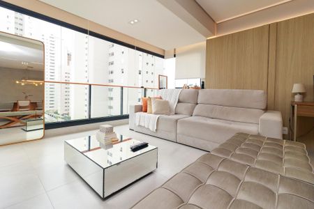 Apartamento para alugar com 69m², 1 quarto e 2 vagasSala