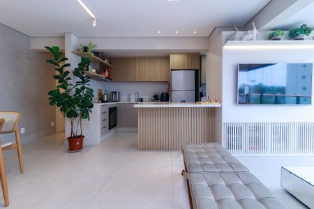 Apartamento para alugar com 69m², 1 quarto e 2 vagasSala