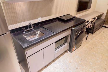 Studio para alugar com 25m², 1 quarto e sem vagaCozinha