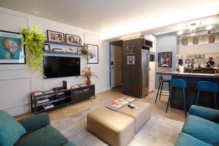 Sala de apartamento à venda com 2 quartos, 80m² em Jardim Paulista, São Paulo