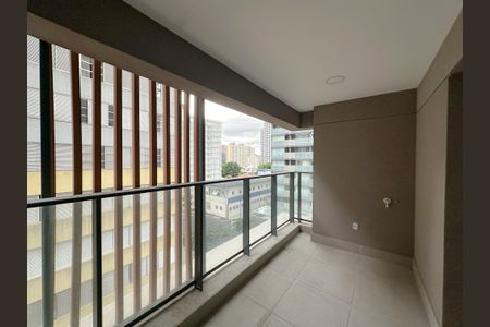Studio à venda com 43m², 1 quarto e 1 vagaVaranda