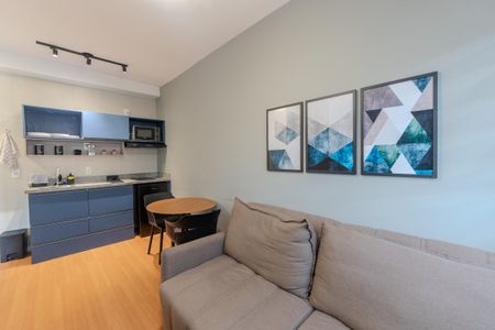 Sala de apartamento à venda com 1 quarto, 26m² em Bela Vista, São Paulo