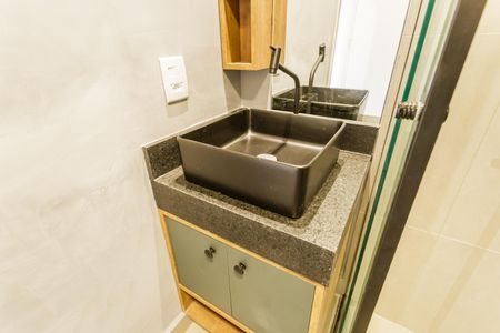 Apartamento para alugar com 26m², 1 quarto e sem vagaBanheiro da Suíte