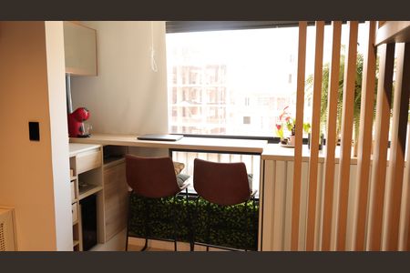 Studio à venda com 25m², 1 quarto e sem vagaVaranda