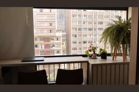 Studio à venda com 25m², 1 quarto e sem vagaVaranda