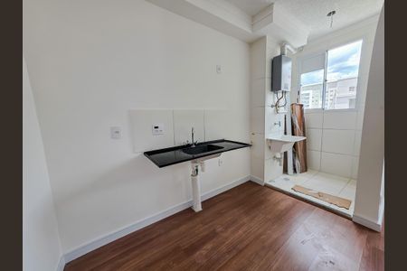 Cozinha e Área de Serviço de apartamento para alugar com 2 quartos, 38m² em Jardim, Santo André