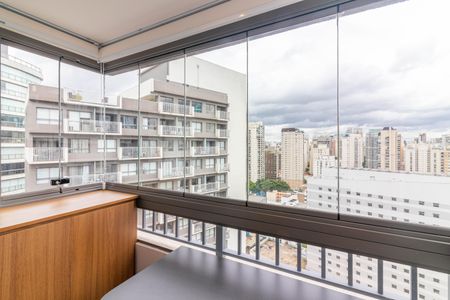 Varanda de apartamento para alugar com 2 quartos, 38m² em Vila Nova Conceição, São Paulo