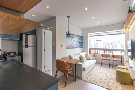 Sala de apartamento para alugar com 2 quartos, 38m² em Vila Nova Conceição, São Paulo