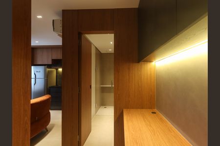 Studio para alugar com 32m², 1 quarto e sem vaga Studio para alugar com 32m², 1 quarto e sem vagaBanheiro