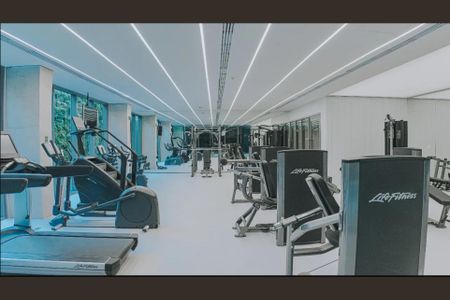 Studio para alugar com 32m², 1 quarto e sem vaga Studio para alugar com 32m², 1 quarto e sem vagaÁrea comum - Academia